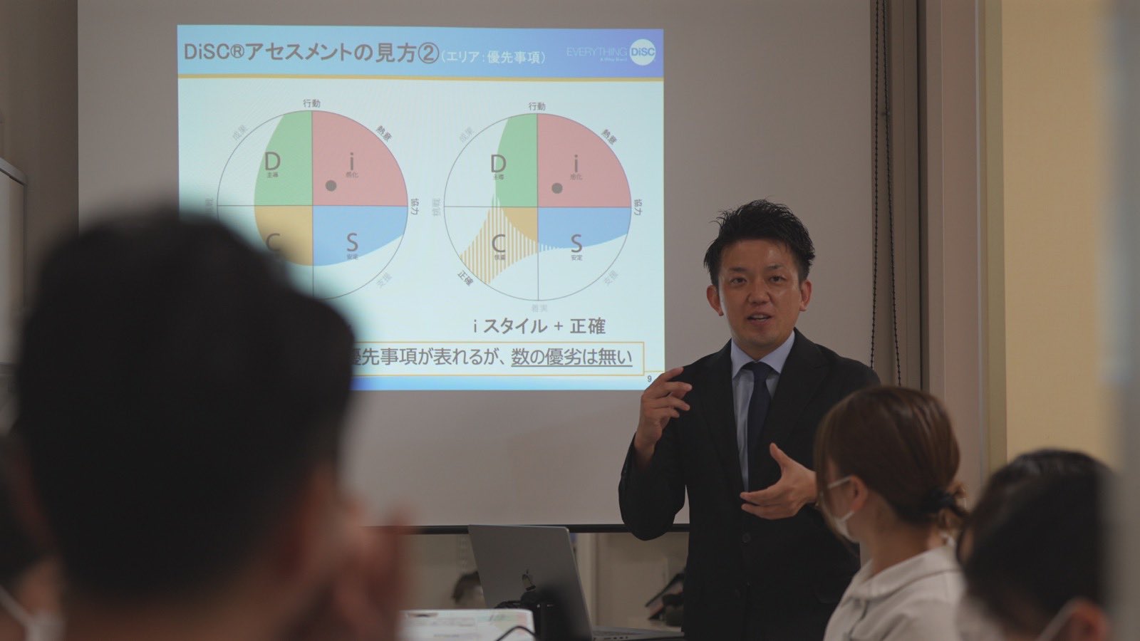 Everything DiSC®の研修に登壇する代表