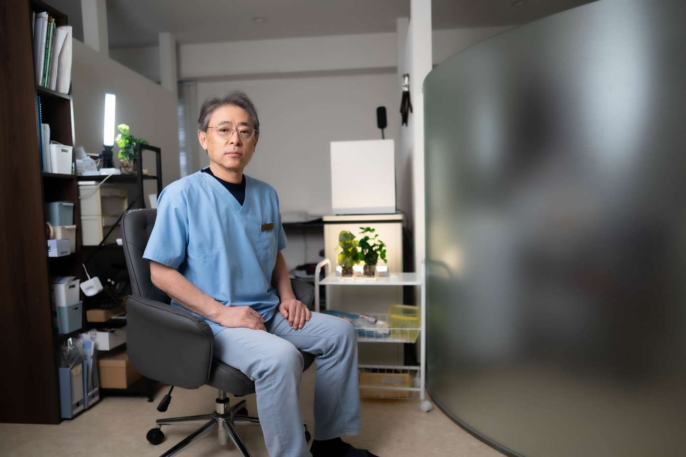 現場での撮影の様子